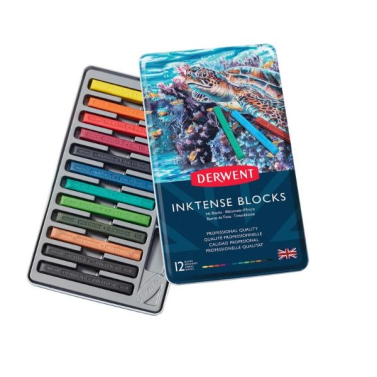 Estojo Aquarela Bloco Inktense C/12 285528 Derwent